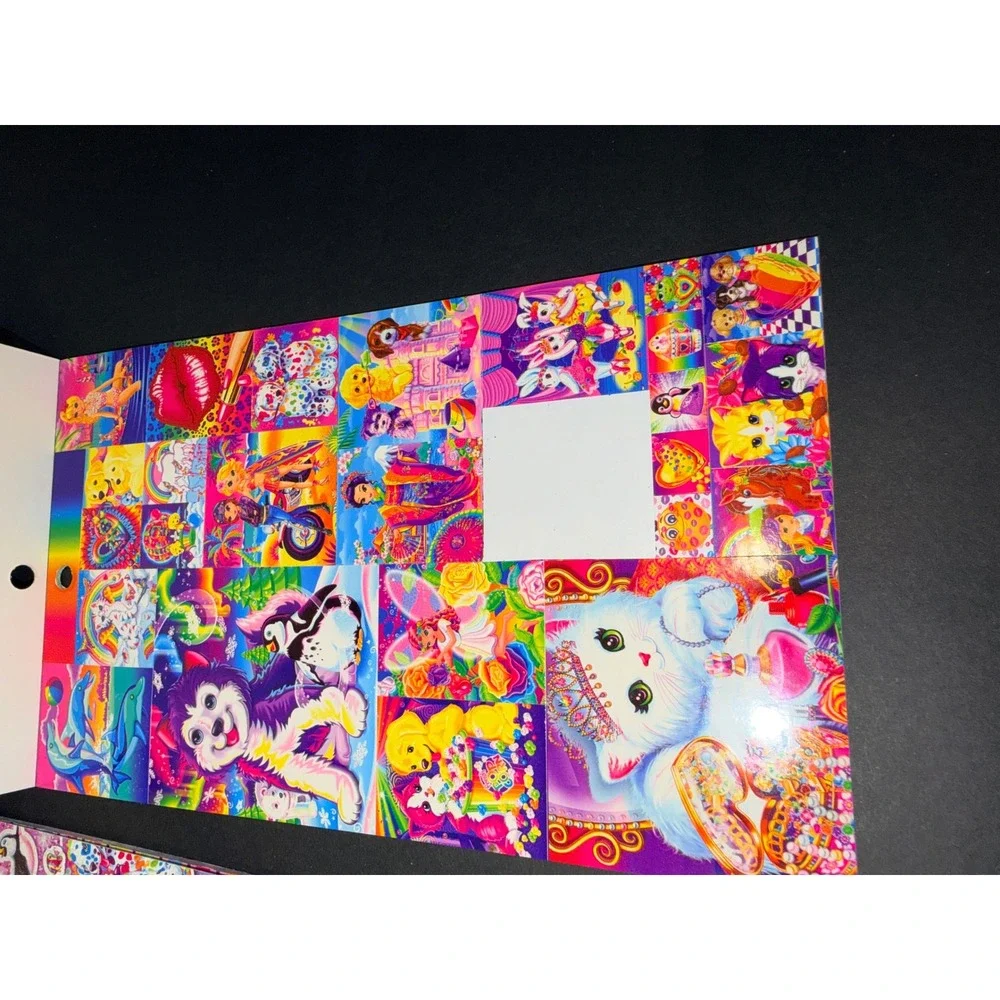 Lisa Frank Sticker Books and Puzzle Bundle Hunter Leopard Neon Rainbow 7pc Set